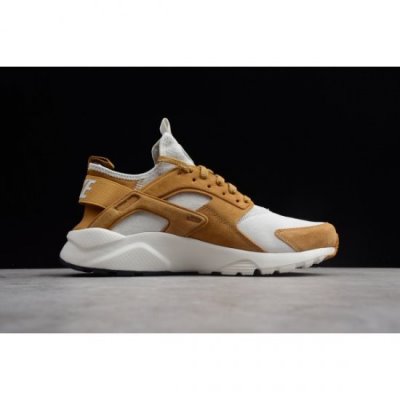 Nike Air Huarache Run Ultra Off Beyaz / Kahverengi / Siyah Spor Ayakkabı Türkiye - 0RIKLC7B